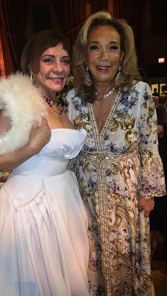 Mariel Lieberman and Denise Rich. Maribel Lieberman