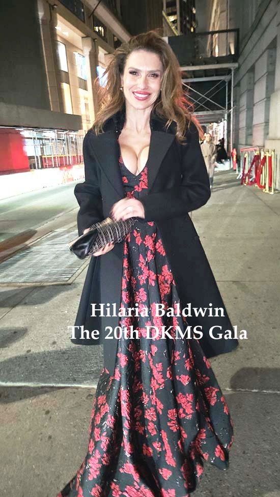 Hilaria Baldwin at The 20th DKMS Gala 