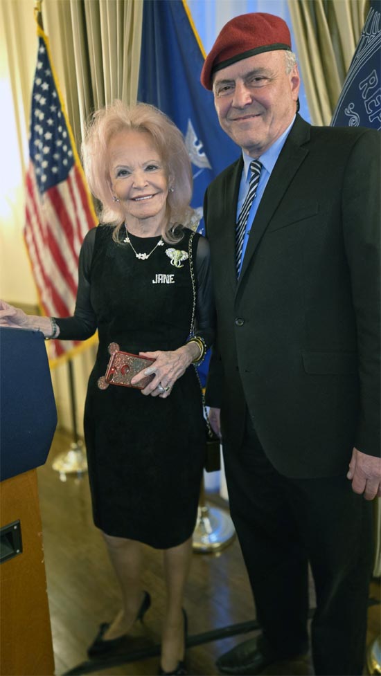 jane pontarelli and curits sliwa. Photos By:  Rose Billings/Blacktiemagazine.com