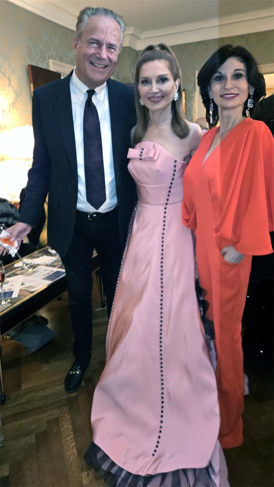 Ron Miller, Jean Shafiroff and Hulia Haart.  Photo by: Rose Billings Black Tie International Magazine