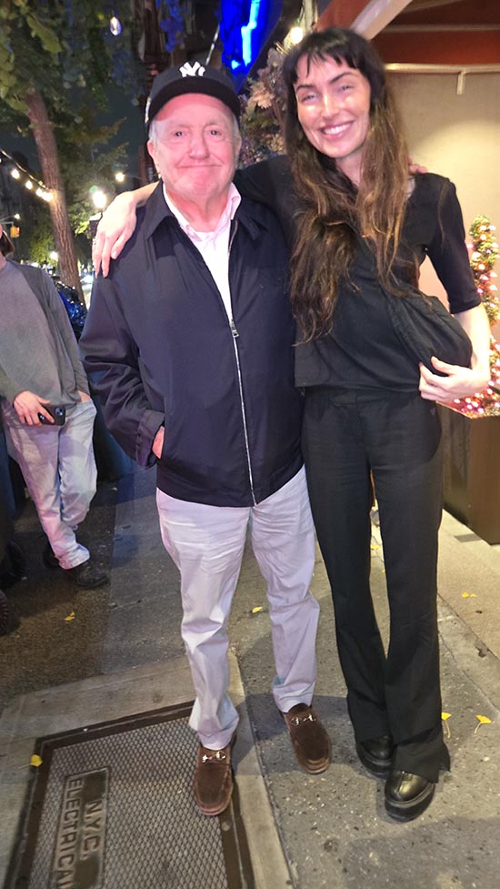Lorne Michaels and Rebecca