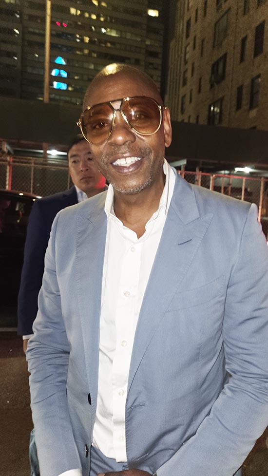 Dave Chappelle.  Photo by: rose billings blck tie international magazine