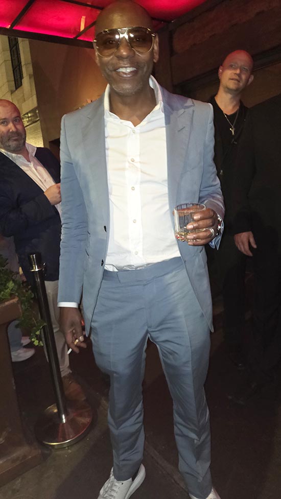 Dave Chappelle.  Photo by: rose billings blck tie international magazine
