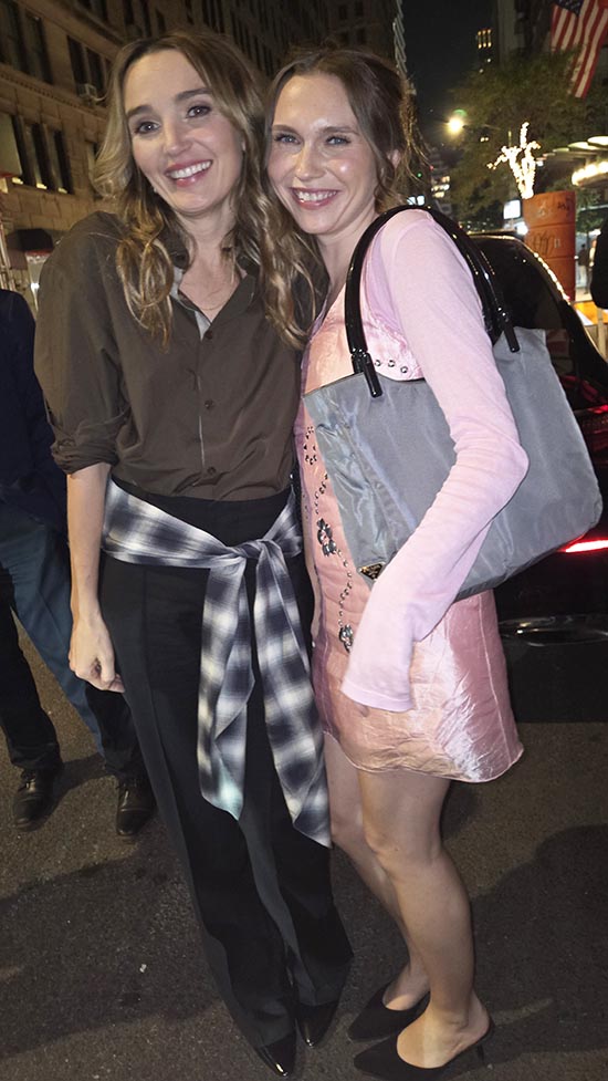 Chloe Fineman and Veronica.  Photo by: rose billings blck tie international magazine