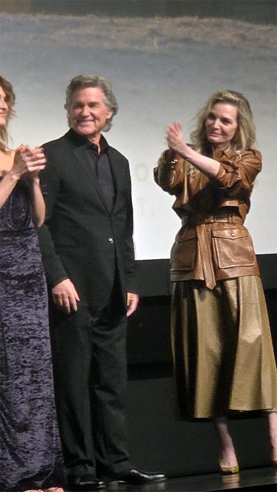 Kurt Russell and Michelle Pfeiffer.  photo by Rose Billings