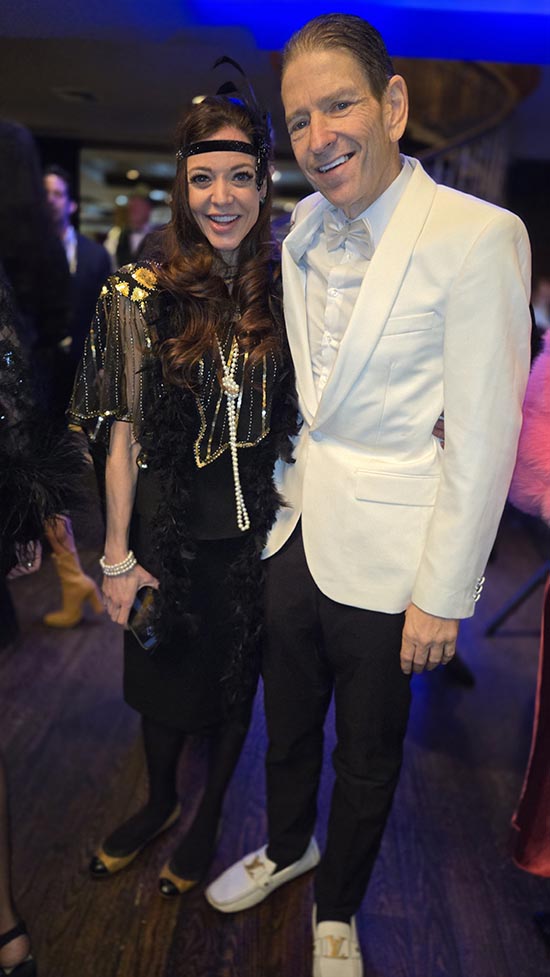 Todd Shapiro and his lovely wife Liz shapiro. photo by rose billings black tie international magazine