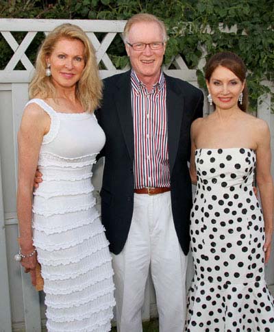 Ellen Scarborough, Chuck Scarborough and Jean Shafiroff. Photo by: Daniel Torok/PatrickMcMullan.com