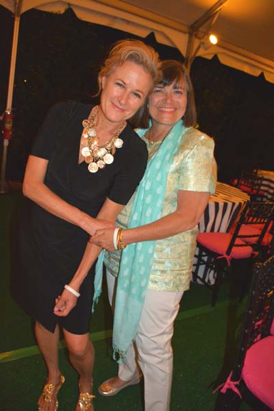 Kim Renk and Deb Elliot.  Photo by:  Rose Billings/Blacktiemagazine.com