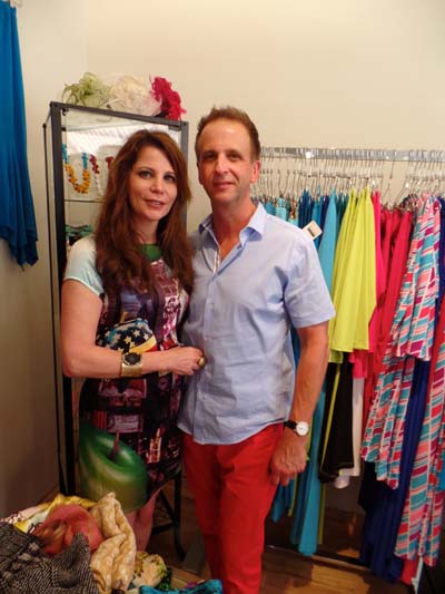 Host Actress Nellie Sciutto (CSI) and Chris Reeg.  Photo by:  Katlean De Monchy