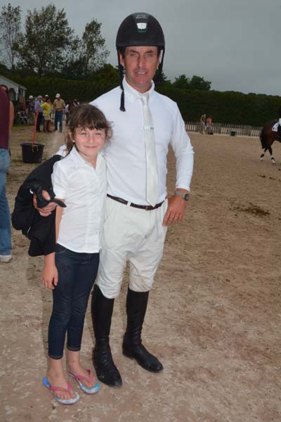 Babington and his daughter Maurielle.  photo by:  rose billings