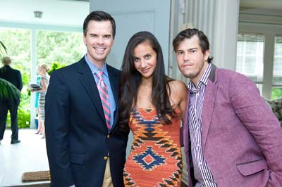 George Rogers, Pari Bradlee and Quinn Bradlee. Photo by:  Gregory Partanion/manhattan society