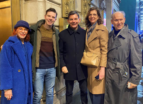 Dr. Judy, Harmonist Sean Bell (Bobby) with Ambassador Larsen,Antoinette Larsen and Russell Daisey