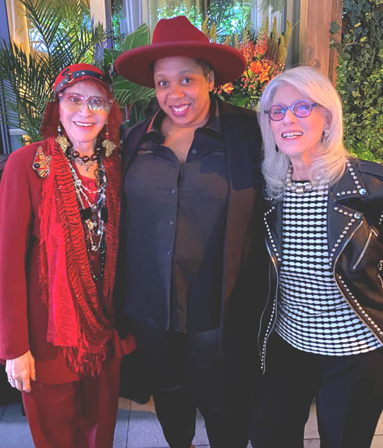 Dr. Judy Kuriansky, Crystal Monee Hall with Dr. Judy and Jamie