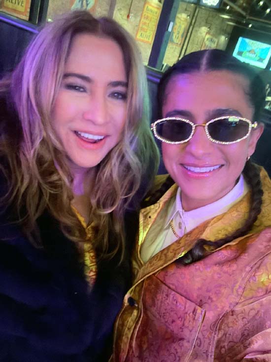 Meera Gandhi and Madame Gandhi