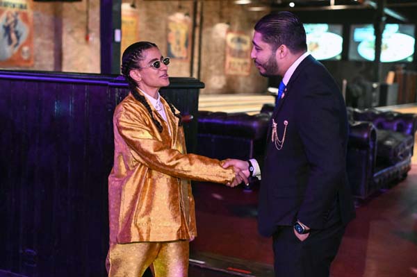 Neil Trivedi and Madame Gandhi