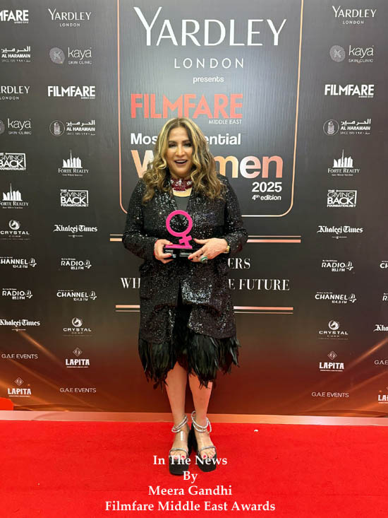 m,eera gandhi fanfare middle east awards