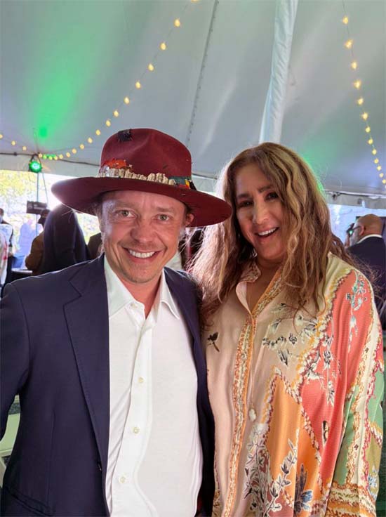 Brock pierce and Meera Gandhi