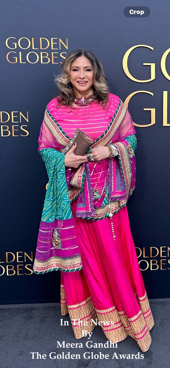 meera gandhi the golden globe awards