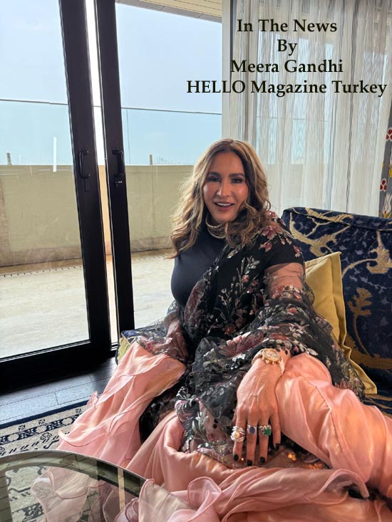 meera gandhi hello magazine turkey