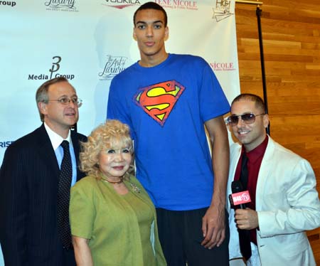 Larry Blascovich, Gloria Cressler, Professional Basketball player Rudy Gobert from French he was picked by Utah Jazz,