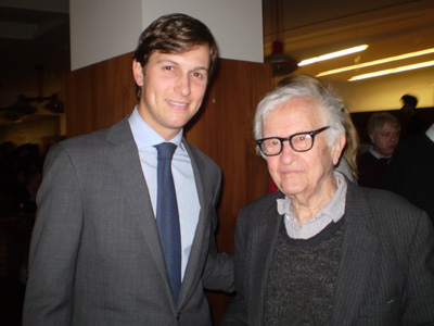 Jared Kushner and Albert Maysles