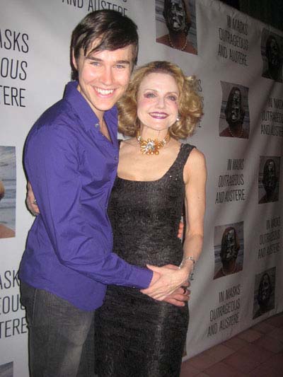 04-17-12 (L-R) Cast members Sam Underwood. Alison Fraser at the opening night party for "In Masks Outrageous and Austere" at The Bowery Hotel. 335 Bowery. Monday night. 04-16-12