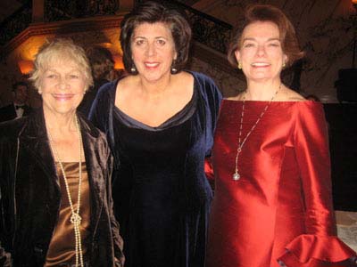 04-10-12 Gala Chairs (L-R) Estelle Parsons. Artistic Director Francesca Zambello. Dr. Patricia Kavanagh at the "Glimmerata Gala" to benefit Glimmerglass Festival Young Artists Program & Internship. The Metropolitan cCub. 1 East 60th St. Tuesday night 04-10-12