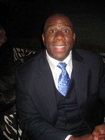 04-12-12 "Magic" Johnson at the opening night party for "Magic/Bird" at the Edison Ballroom. 240 West 47rd St. Wednesday night. 04-11-12