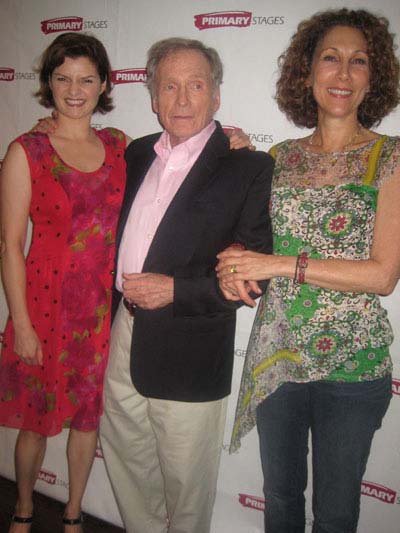 08-15-12 (L-R) Cast member Mary Bacon. Dick Cavett. Randy Graff at the opening night party for "Harrison. Tx" at The Volstead. 125 East 54h St. Tuesday night 08-14-12