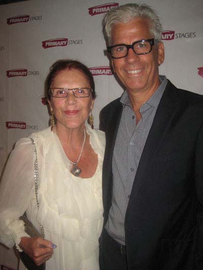 08-15-12 Linda Lavin and Steve Bakunas at the opening night party for "Harrison. Tx" at The Volstead. 125 East 54h St. Tuesday night 08-14-12