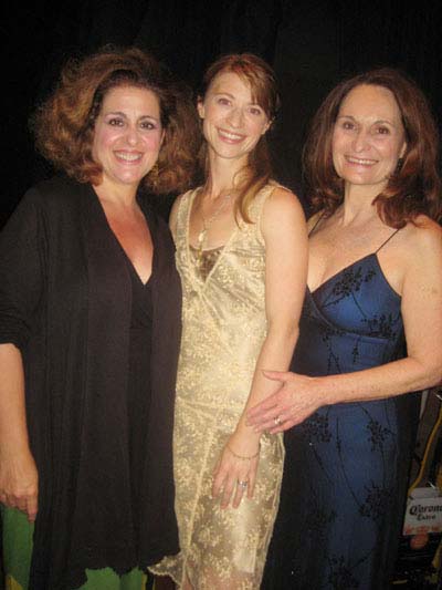 08-19-11 Cast members (L-R) Mary Testa. Julie Jesneck. Beth Grant at the opening night party for "Tricks the Devil Taught Me" at Gossip Bar & Restaurant. 733 Ninth Ave. Thursday night 08-18-11