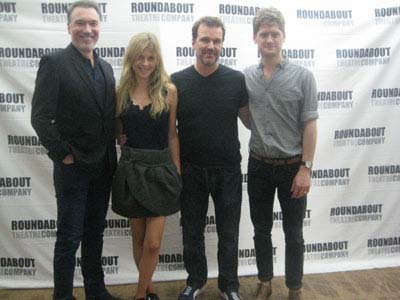 08-24-12 Cast members (L-R)Patrick Page. Cemence Poesy. Douglas Hodge. Kyle Soller at a photo op for "Cyrano De Bergerac" at the Roundabout Studio. 115 West 45th St. Thursday afternoon 08-23-12