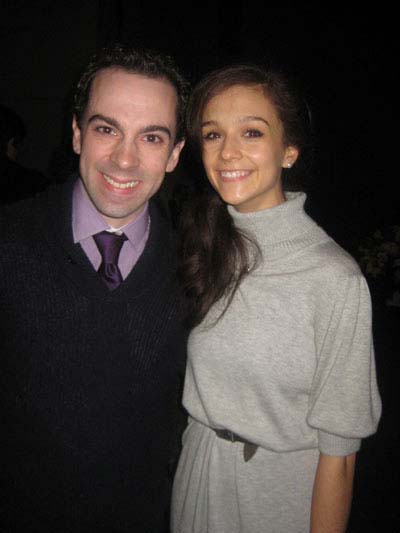 12-11-12 Winners Ron McClure the Theatre Award and Lauren Lovette the Dance Award at the Thitrd Annual Clive Barnes Awards at the Walter Reade Theater. 165 West 65th. Monday afternoon 12-10-12