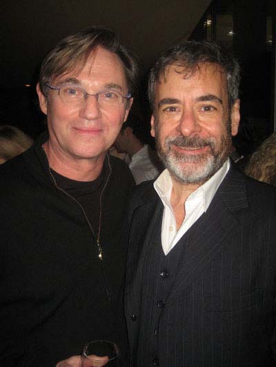 11-29-12 Richard Thomas (L) and cast member Mark Nelson at the opening night party for "My Name is Asher Lev" at Vice Versa. 325 West 51 St. Wednesday night 11-28-12