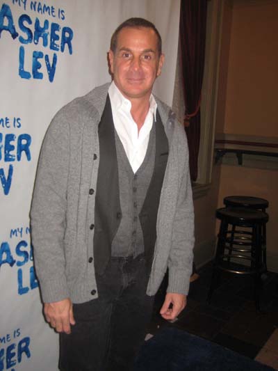 11-29-12 Matthew Lombardo at the opening night for "My Name is Asher Lev" at the Westside Theatre. 407 West 43rd St. Wednesday night 11-28-12