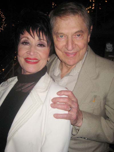 12-01-11 Cast members Chita Rivera and John Cullum at the after-party for "The Visit" at John's Pizzeria. 260 West 44th St. Wednesday night 11-30-11