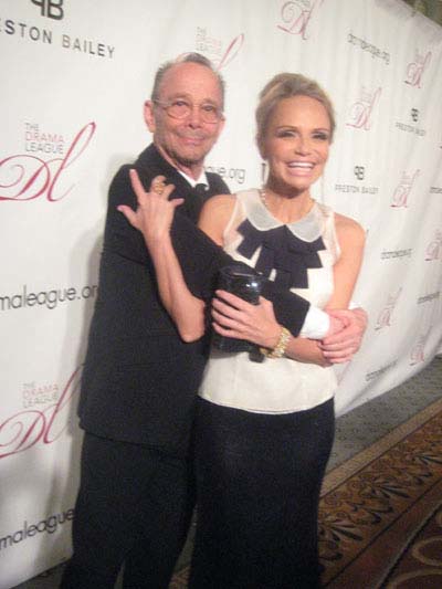 02-07-12 Joel Grey and honoree Kristin Chenoweth at the Drama League's 28th Annnual Benefit Gala at the Pierre Hotel. 2 East 61st St. Monday night 02-06-12