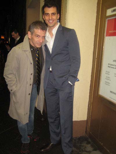 02-18-13 Director David Cromer (L) and playwrighht Paul Downs Colaizzo at the opening night of "Really Really" at the Lucille Lortel Theatre. 121 Christopher St. Tuesday night 02-19-13