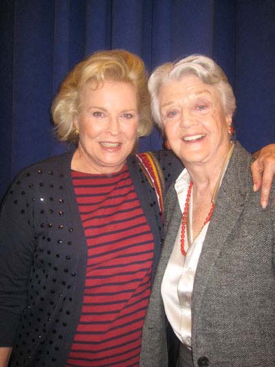 02-01-12 Cast members Candice Bergen (L) and Angela Lansbury at a press conference for "Gore Vidal's The Best Man" at New 42nd Street Studios. 229 West 42nd St. Wednesday morning 02-01-12