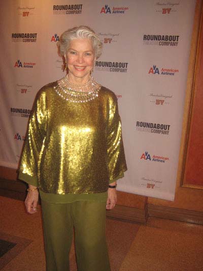 01-14-13 Cast member Ellen Burstyn at the opening night for "Picnic". the American Airlines Theatre. 227 West 42nd St. Sunday night 01-13-13