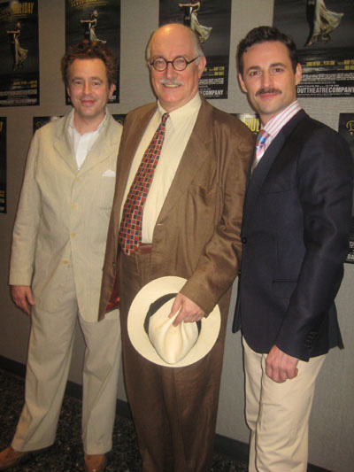 07-22-11 Cast members (L-R) Don Stephenson. Simon Jones. Max von Essen at the opening night of "Death Takes a Holiday" at Roundabout Theatre Company's Laura Pels Theatre. 111 West 46th St. Thursday night 07-21-11