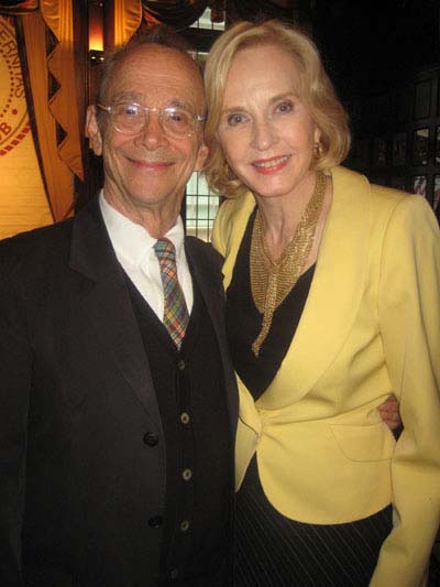 06-15-12 Joel Grey. and Pia Lindstrom at The Theater Hall of Fame 2012 Fellowship Luncheon Saluting Joel Grey at the New York Friars Club. 57 East 55th St. Friday afternoon 06-15-12