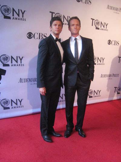 06-11-12 2012 David Burtka (L) and Neil Patrick Harris at the 66th Annual Tony Awards on the red carpet on Amsterdam Ave & 73rd St. Sunday night 06-08-12