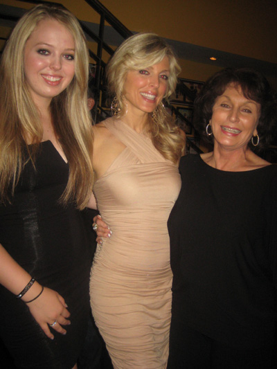 07-08-11 (L-R) Daughter Tiffany Trump cast member Marla Maples mother Ann Maples at the new cast party for "Love Loss and What I Wore" at B. Smith's Restaurant 320 West 46th St. Thursday night 07-07-11