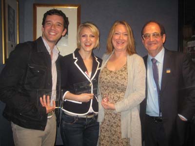 06-11-13 (L-R) Winners of the Clarence Derwent Awards Michael Urie and Annaleigh Ashford. Winners of the Richard Seff Awards Kristine Nielsen and Lewis J. Stadlen at Actors' Equity. 165 West 46th St. Tuesday afternoon. 06-11-13