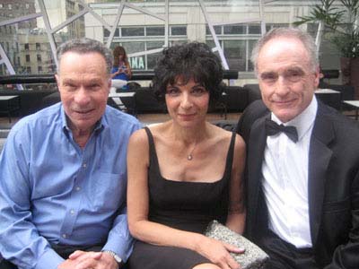 06-20-12 (L-R) Owner John Guliano. Carol Celentano. architect Joseph Kleinmann at the launch party for "Top of the Copa" at the Copacabana. 268 West 47th St. Tuesday night 06-19-12