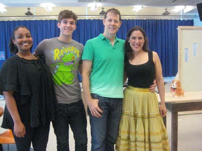 06-22-12 Cast members (L-R) Natalie Venetia Belcon. Jake Boyd. John Bolton. Farah Alvin at a photo op. for "The Last Smoker in America" at New 42nd Street Studios. 229 West 42nd St.. Thursday afternoon 06-21-12