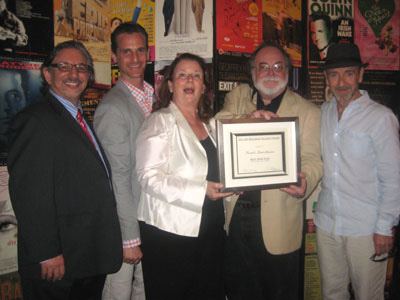 06-22-11 (L-R) Chairman of the Off Broadway Alliance Peter Breger