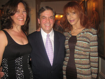 06-24-11 (L-R) Karen Ziemba. Executive Director Michael Presser. Tina Louise at the 2011 Broadway Beacon Awards at the Players Club 16 Gramercy Park South. Friday night 06-23-11