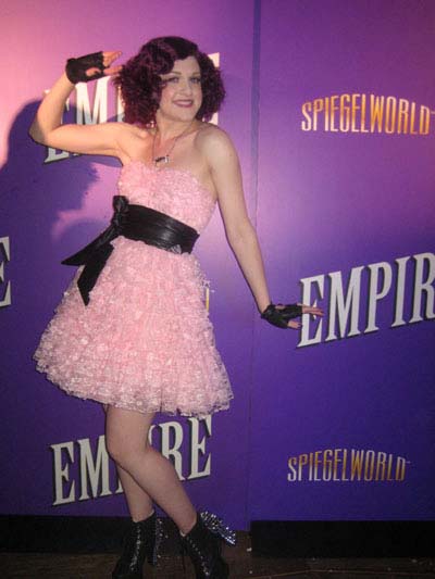 06-01-01 Cast member Celina Carvajal at the opening party for "Empire" at Spiegelworld. 265 West 45th St. Thursday night 06-01-12